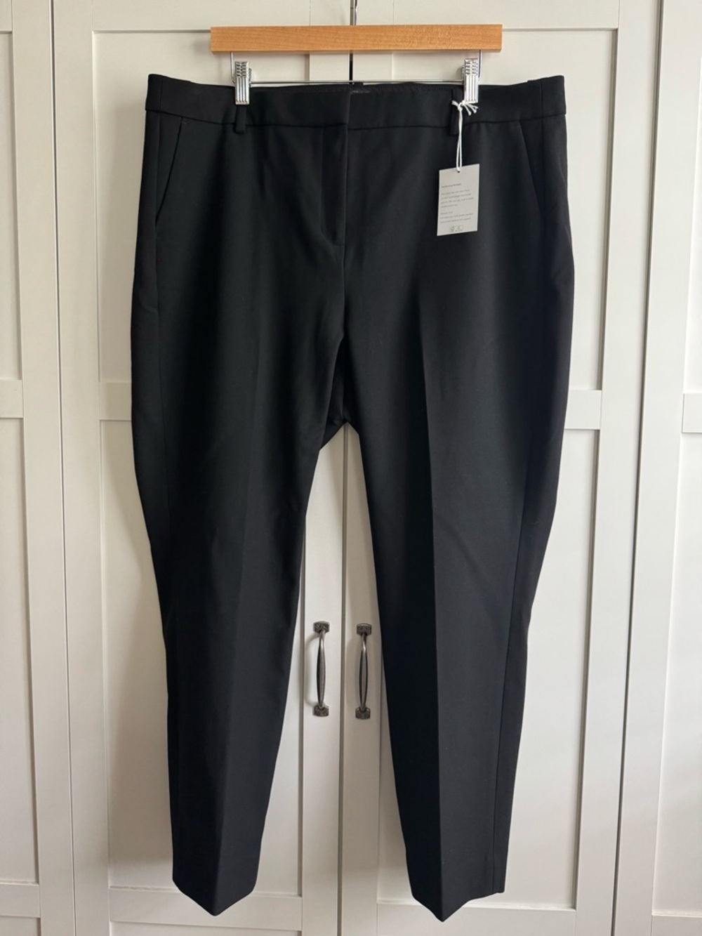 J.Crew Cameron Pant in Four Season Stretch in Black Size 18 - Picture 2 of 4